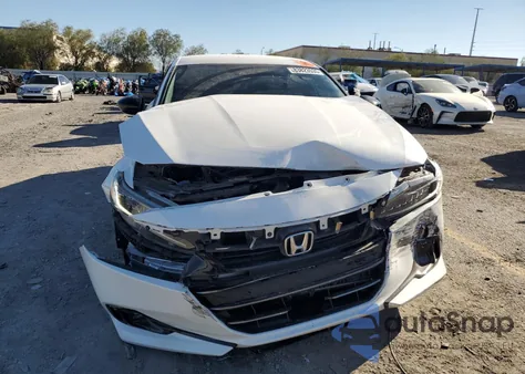 2021 Honda Accord Sport из США, поврежденный, VIN 1HGCV1F3XMA045079